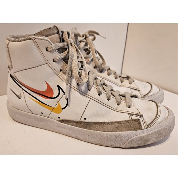 Nike Blazer Mid '77 'Multi Swoosh - Used US 10 High Tops Leather - Picture 1 of 16